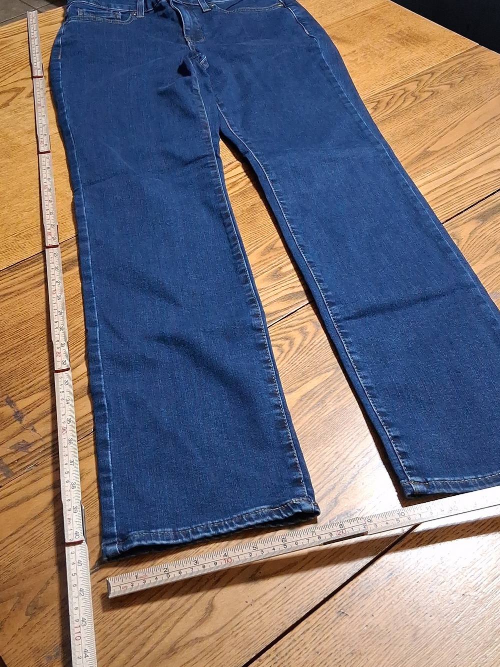 NYDJ Jeans NEW Womens NEW 6 BLUE   MARILYN STRAIGHT LIFT TUCK QUINN